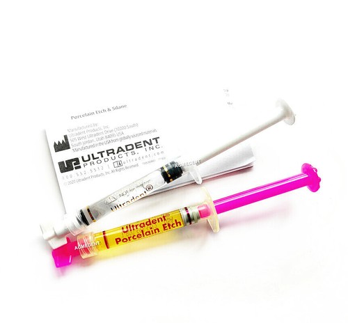 Ultradent™ 1~10 Kit de grabado porcelana 9% ácido fluorhídrico silano dental 1.2MLX2 - Imagen 3 de 7