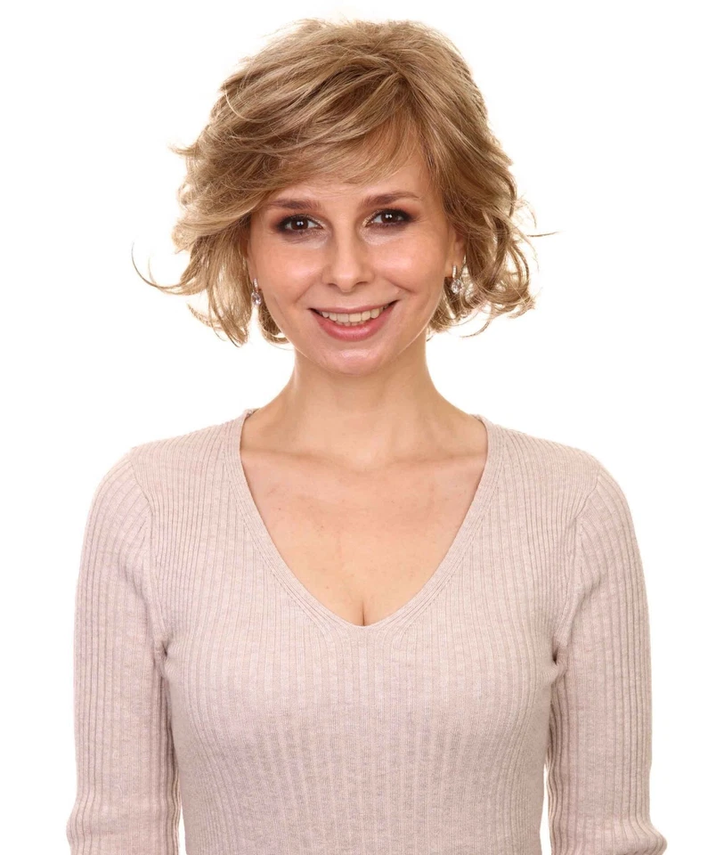 Still ME Gwenyth Classic Curly Wig, Women's Multicolor Semi Curly Short Wig - Image 2 of 4
