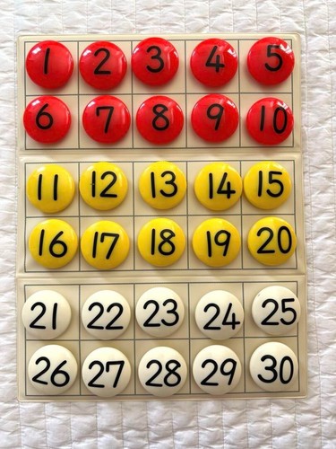 New Kumon Magnetic Number Board with 30 Pieces - Educational Toy by Gakken. - Picture 2 of 4