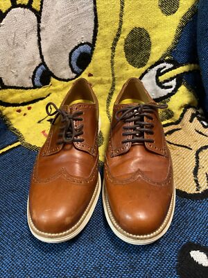 Cole Haan Grand FT C22793 Brown Leather Oxfords Shoes Men display picture 2