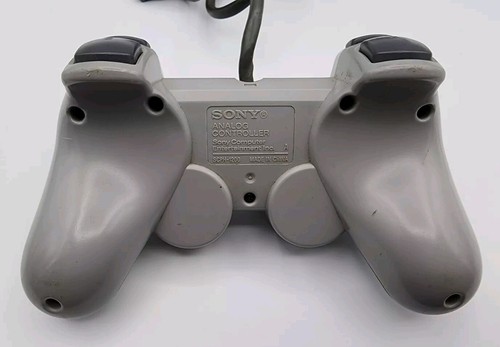 Official Sony PlayStation PS1 & PS2 Dual Shock Analog Controller, Gray  - Picture 5 of 6