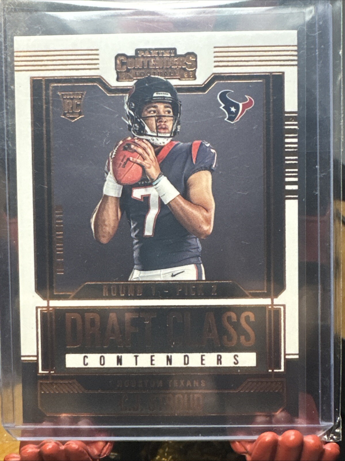 CJ Stroud 2023 Panini Contenders Draft Class Contenders Bronze Parallel #5 RC