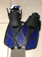 CAPAS Snorkel Fins, Swim Fins Travel Size Short Adjustable for Snorkeling S/MD