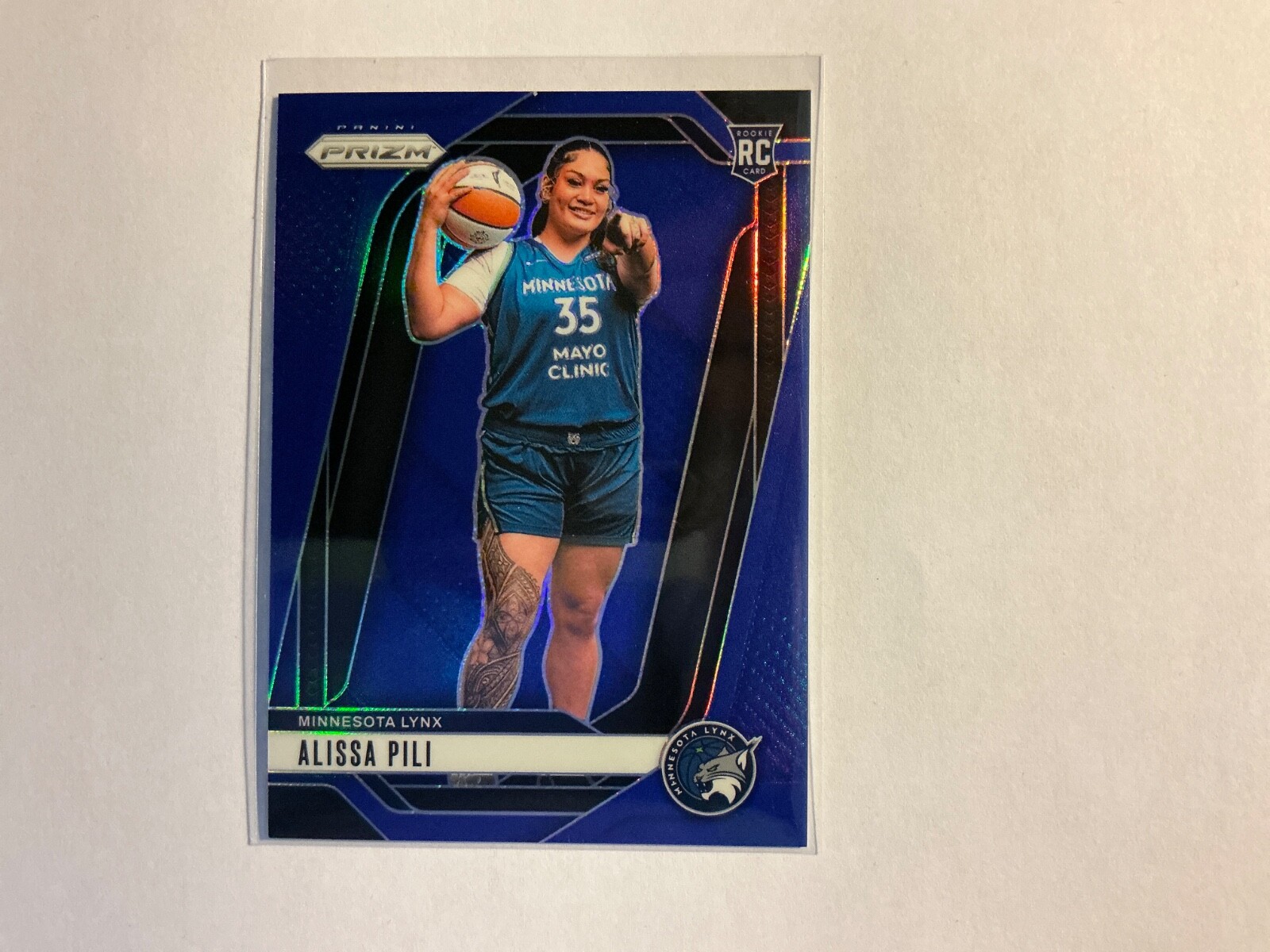 2024 panini wnba prizm ALISSA PILI #150 RC blue prizm 005/199
