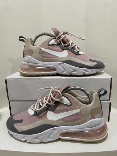 nike 270 react pink and white