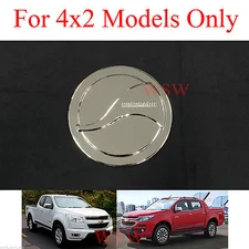 CHROME FUEL CAP OIL TANK COVERS FOR CHEVROLET HOLDEN COLORADO RG MY 2WD 2012-17
