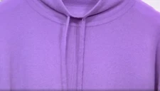 Isaac Mizrahi Live! - Cashmere Funnel Neck Sweater  - Bright Amethyst