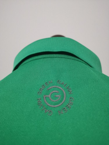 GALVIN GREEN Golf Polo Shirt Mens Size Medium Short Sleeve Green Gravity Stretch - Picture 8 of 10
