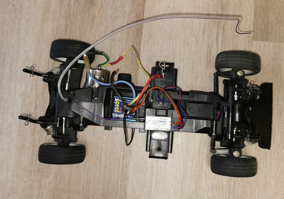 TAMIYA 🔥 RC CAR ALFA ROMEO V6 BOSCH DTM 1:10 RC TL TT-01 Type Chassis Kit SANWA - Bild 2 von 4