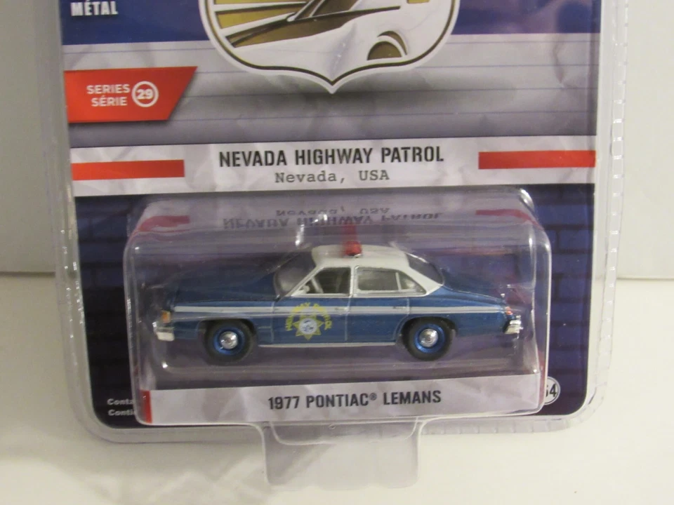 Pontiac LeMans 1977 Greenlight Hot Pursuit Series S29 Nevada Highway Patrol 1:64 Foto 2 de 4
