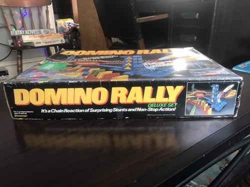 Vintage Domino Rally Deluxe Set 1989 Pressman Plus Domino Rally Dino Roar - Picture 14 of 24