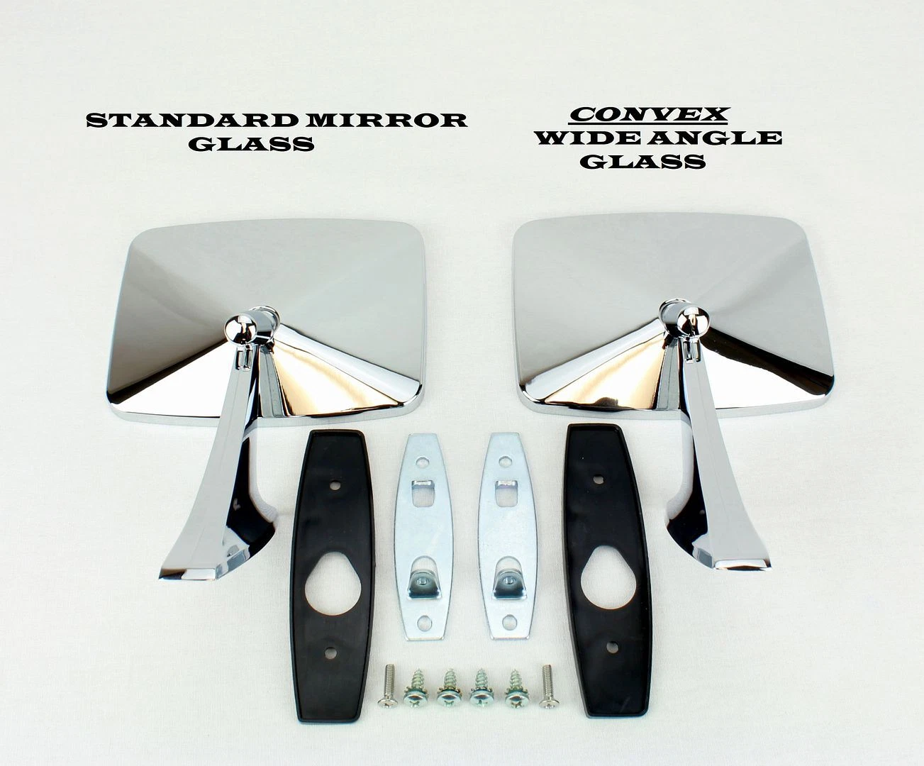 73-91 Chevy GMC Truck Square Rectangle CONVEX Outside Rearview Door Mirrors Pair
Opens in a new wind