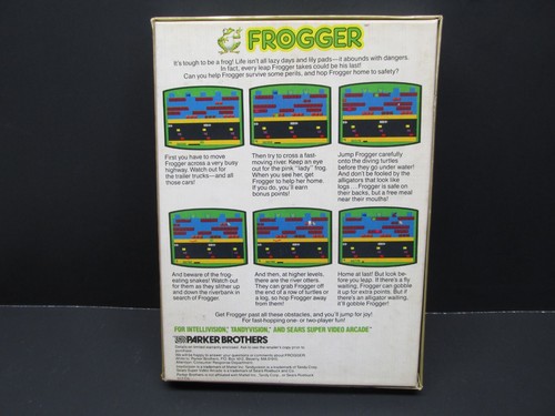 FROGGER, IntelliVision, Tandyvision & Sears, Cartridge, Parker Bros. 1983 - Picture 7 of 7