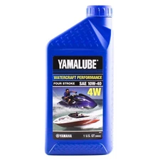 New Yamaha Yamalube 10W-40 Mineral 4W Watercraft Engine Oil LUB10W40WV12