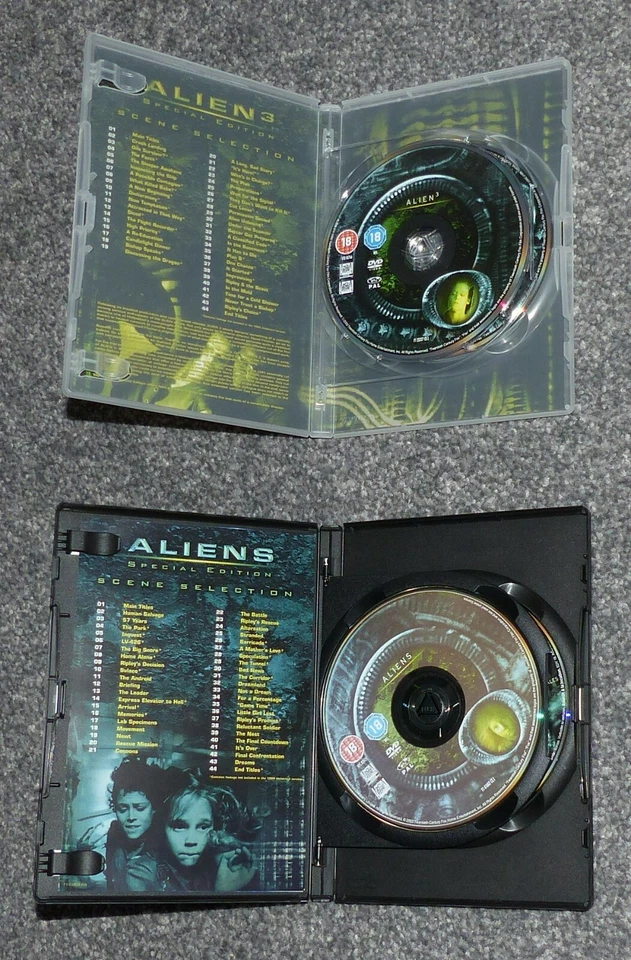 4 x Alien DVDs ~ Alien Aliens Alien 3 Resurrection ~ Special editions ~ Region 2 - Image 4 of 4