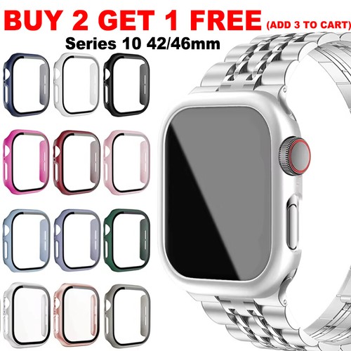 For Apple Watch Series 10 42mm 46mm Samrtwatch PC Screen Protective Case Cover - 第 1/38 張圖片