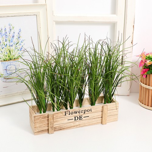 12 Pcs Artificial Pyramid Outdoor Greenery Fake Grass Decoration - Picture 5 of 11