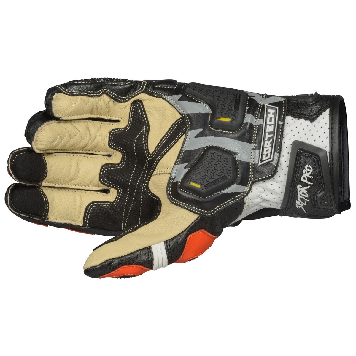 Cortech Sector Pro ST Gloves - Red/White - Medium 8872-0101