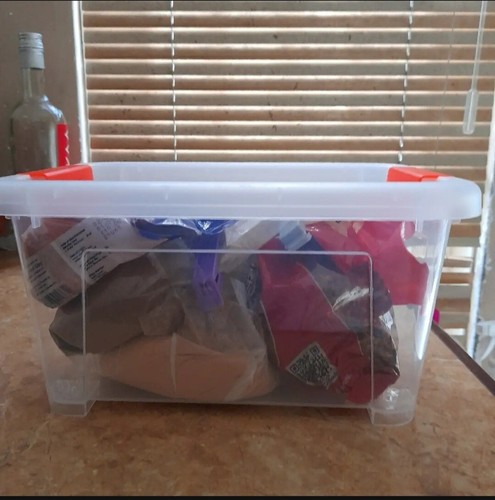 BPA Free 5L Plastic Storage Box with Locking Lid, Stackable Transparent Organize - Picture 5 of 6