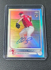 2022 Topps Chrome Update Francisco Morales Rookie Auto