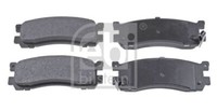 Febi Bilstein 170860 Bremsbelagsatz, Scheibenbremse Hinten FüR Mazda