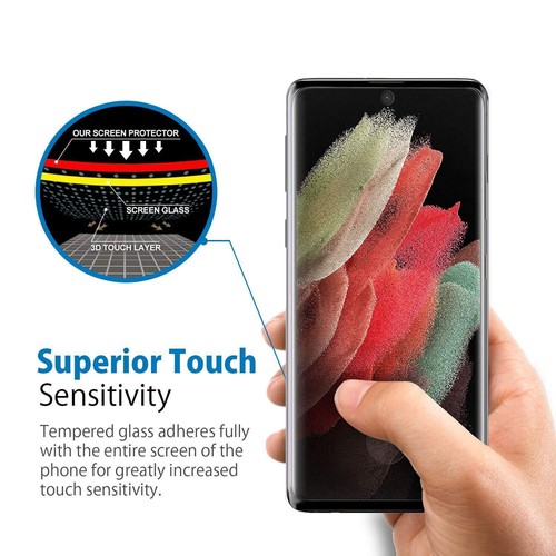 For Samsung Galaxy S21/ Ultra/Plus/FE 5G Privacy Tempered Glass Screen Protector - Picture 7 of 15