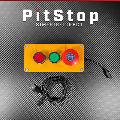 Sim Racing PC 3 Functions 3 Buttons Control Panel Button Box for ETS ATS MORE