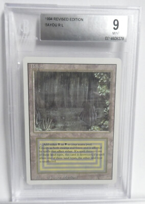 Bayou デュアルランド Revised Bayou BGS 9 Mint Magic MTG Dual Land 