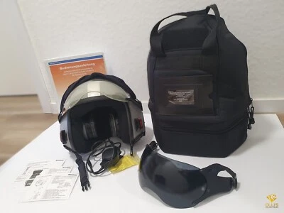 Bundeswehr Helm Pilotenhelm Bodencrew Lärmschutzhelm PTT Headset ARMY CeoTronics - Bild 1 von 4