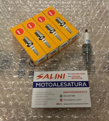 Lot De 4 Bougies NGK CR9E Pour Suzuki - Compatible GSR, GSXR, RF, GSF650, Hayabusa