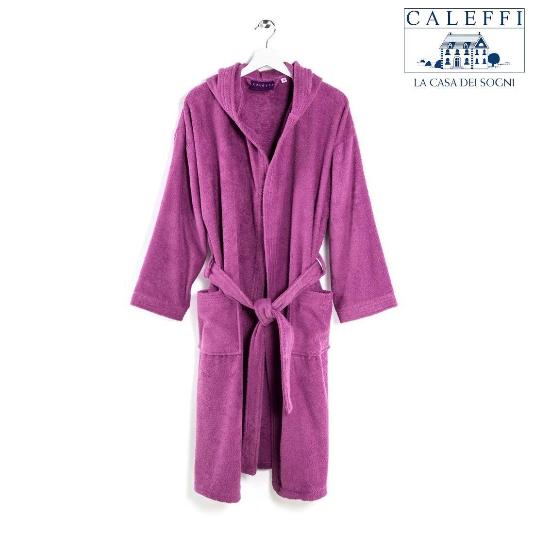 Accappatoio Caleffi Spugna Da 400 Grammi Minorca Conformato Over Size Azalea