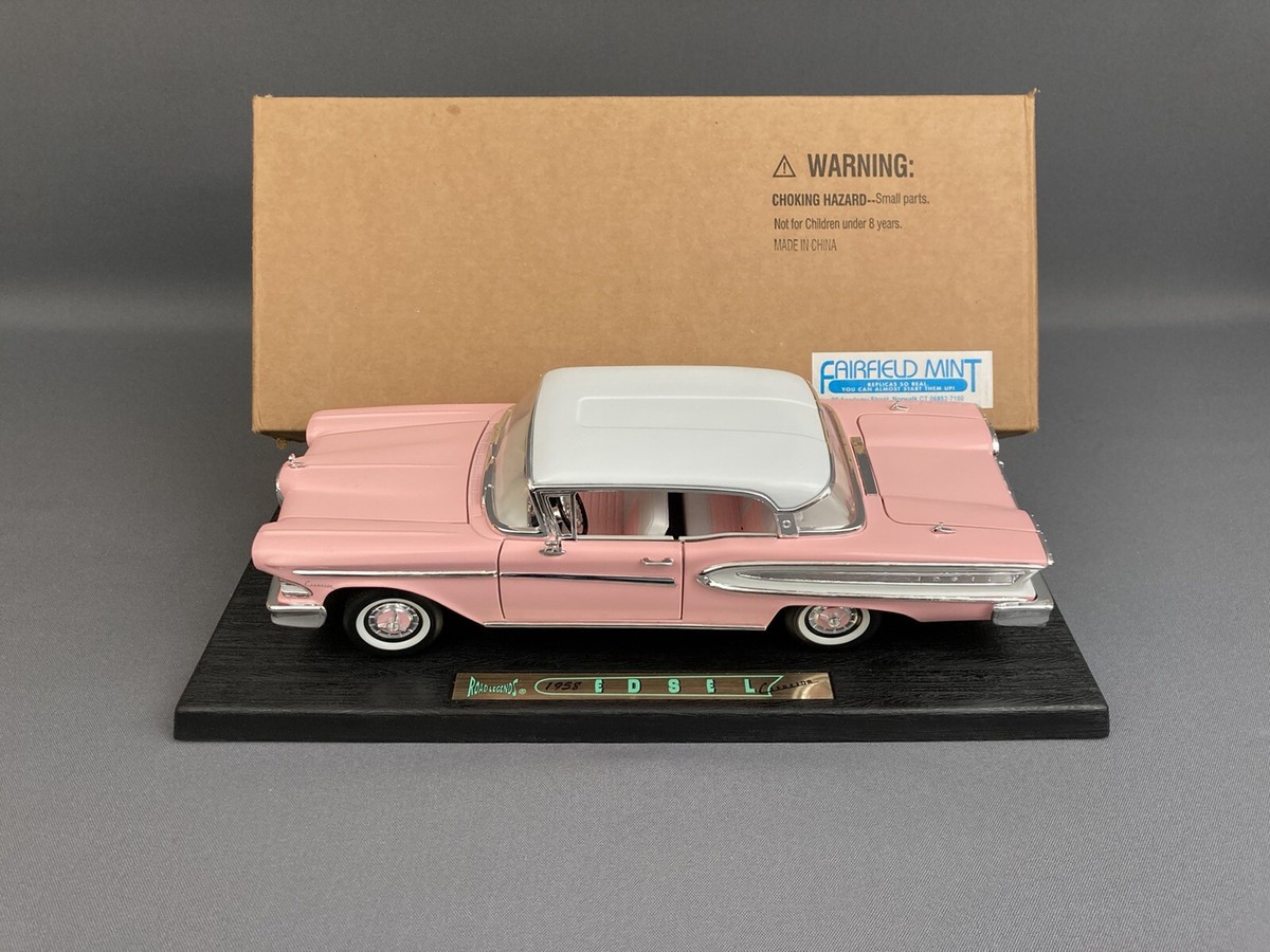 フランクリンミント 1/24 エドセル サイテーション 1958 ピンク 1958 Ford Edsel Citation Convertible - Pink 1:24 Diecast