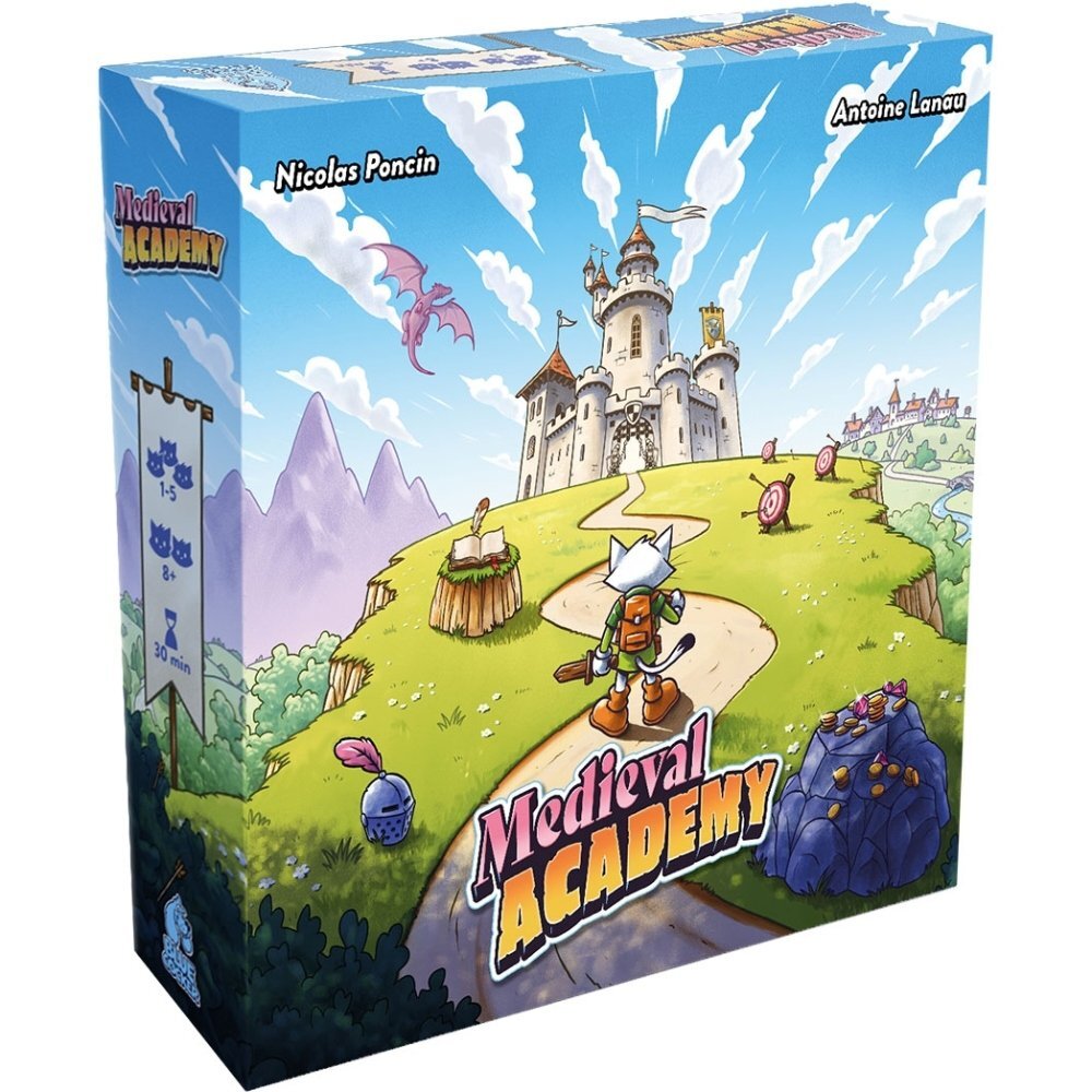 Jeu de société Medieval Academy par Blue Cocker pour toute la famille
