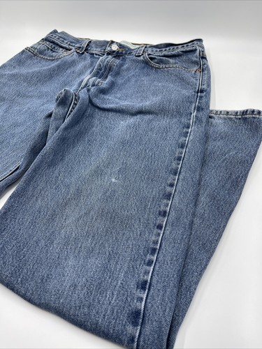 Vintage Levis 550 Jeans Mens Blue Red Tab Denim Relaxed Fit 36 X 34 #C104 - Picture 3 of 10