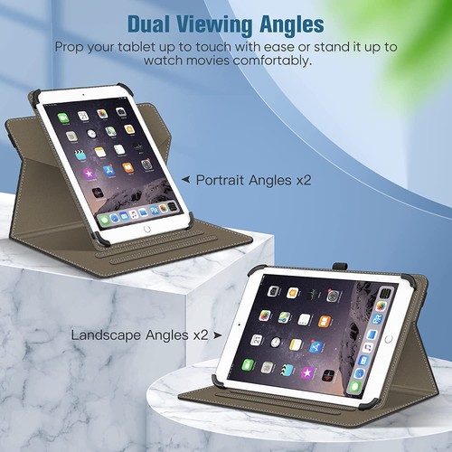 Universal Rotating Case for 9 10 10.1 inch Tablet 360° Rotating Protective Cover - Picture 3 of 10