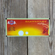 Club Kinetic ~ Summer Nights Rave Flyer. Leisurebowl Stoke July - September 1995