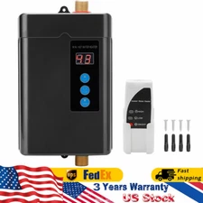 Electric Hot Tankless Water Heater Shower Instant Boiler Kitchen Bathroom 110V