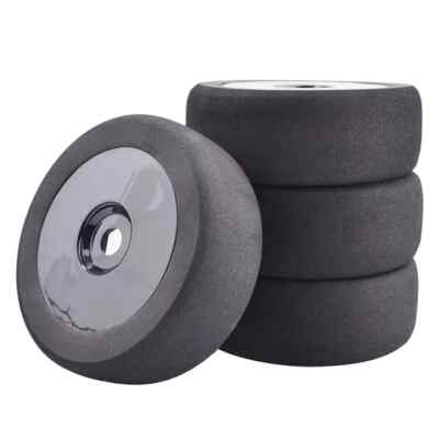 4pcs 1/8 RC Foam Tires Wheel Rims 118mm Set 17mm Hex for HSP HPI Racing Car