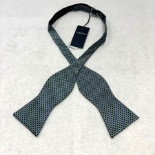 DANIEL CREMIEUX Men Bow Tie 100 Silk Adjustable Blue Green Geometric NWT 39.50