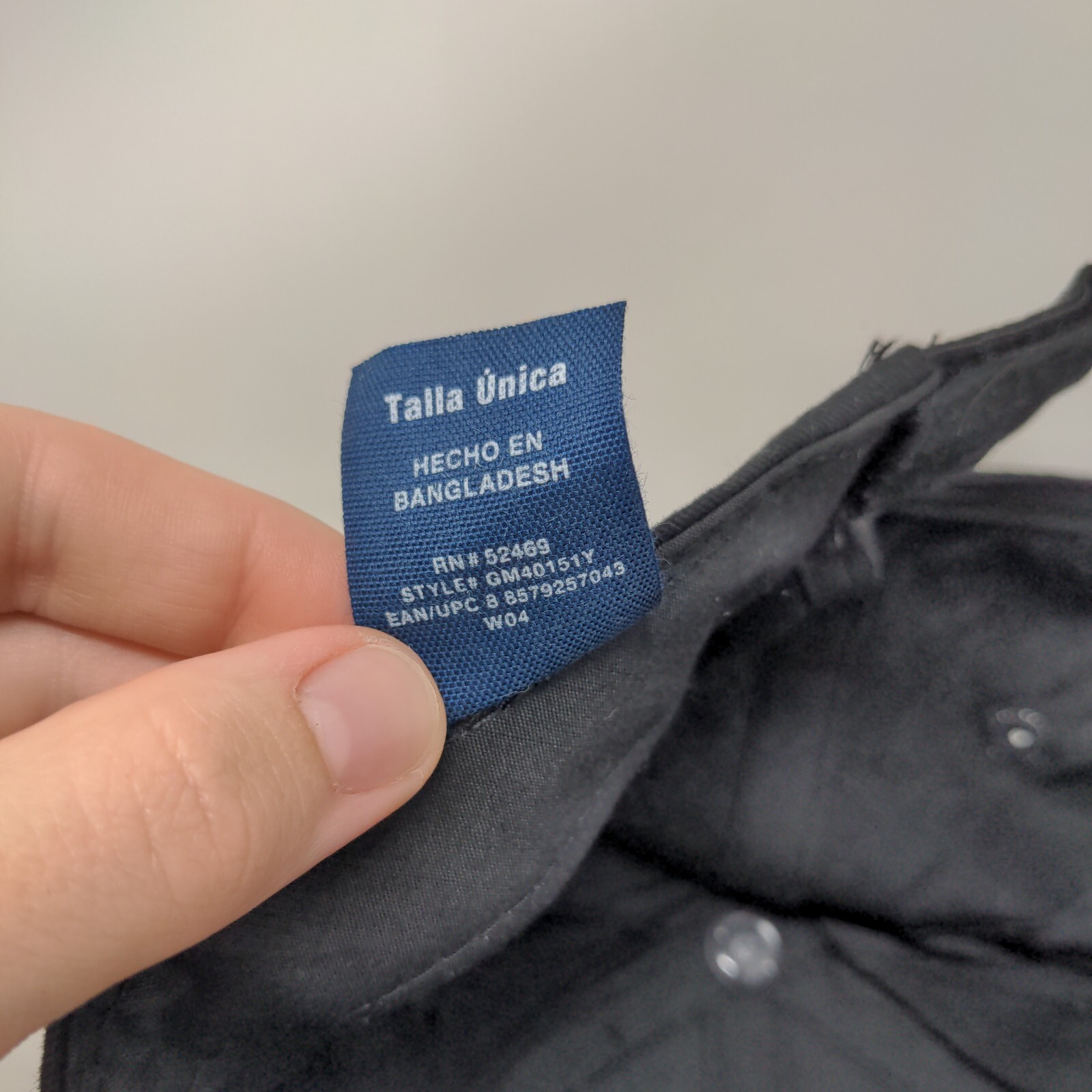 George Strapback Hat Solid Black One Size Adjusta… - image 8