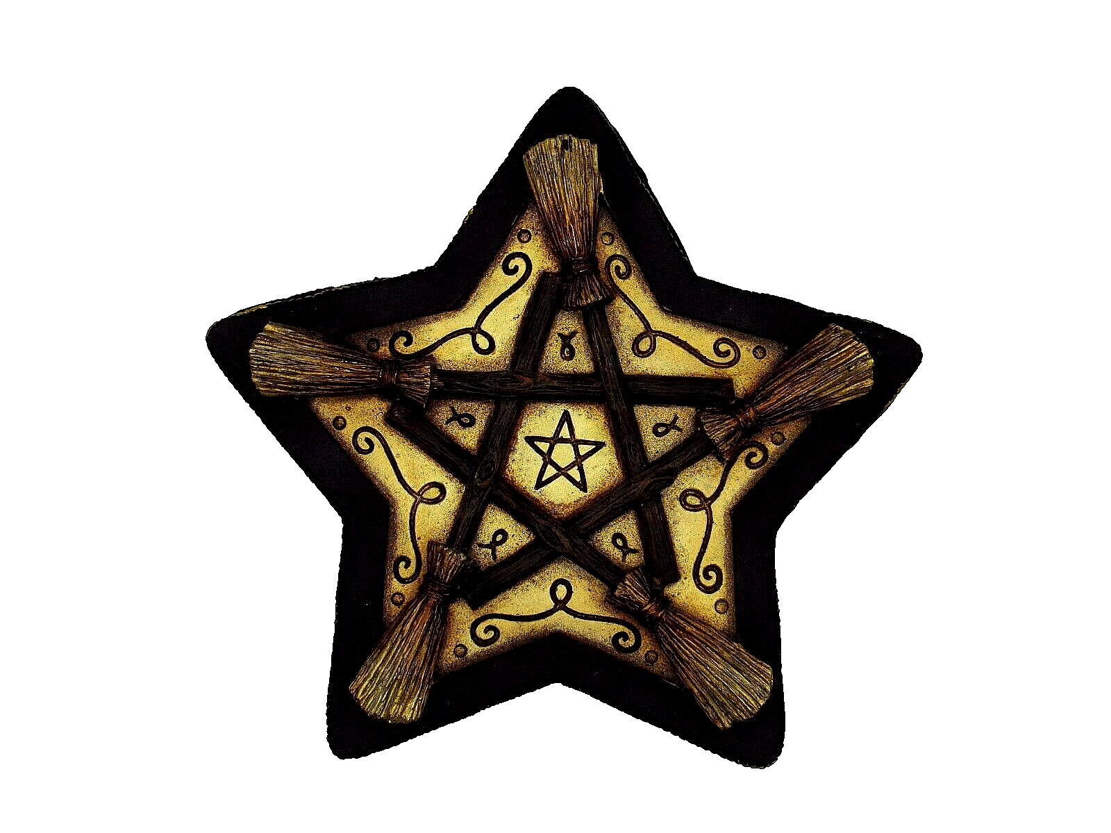 Brooms of the Elders Pentagram Trinket Box Witchcraft/Pagan/Spells/Jewellery