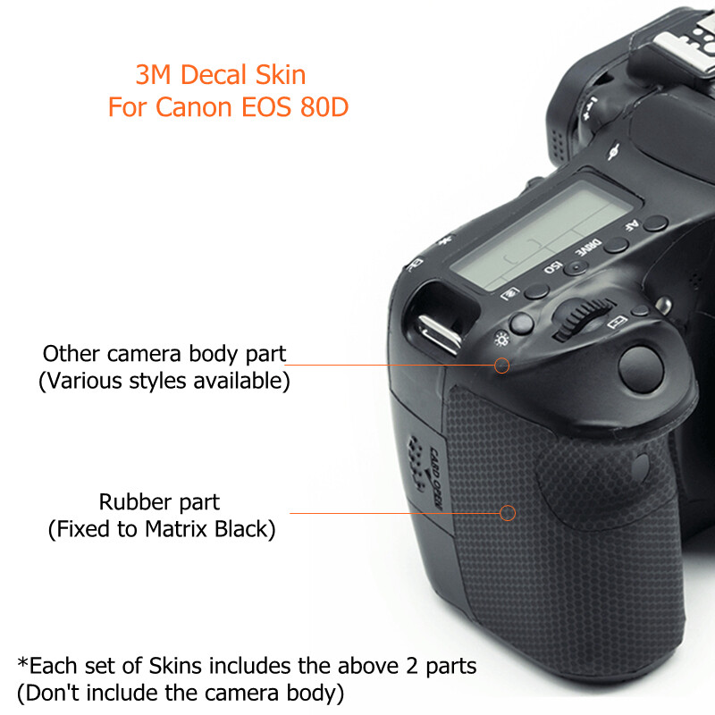 For Canon EOS 80D Decal Skin Camera Sticker Vinyl Wrap Protective