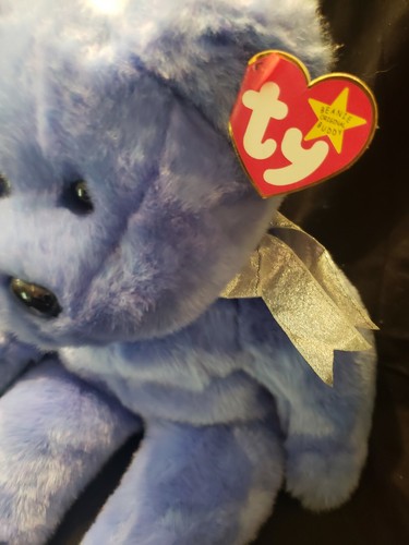 New with tags Rare 1999 clubby 2 beanie baby purple, soft - Picture 5 of 10