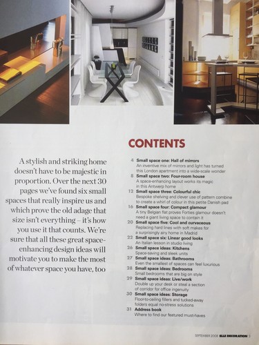 Small Spaces Guide 30 Page Supplement, Elle Decoration - Picture 2 of 3