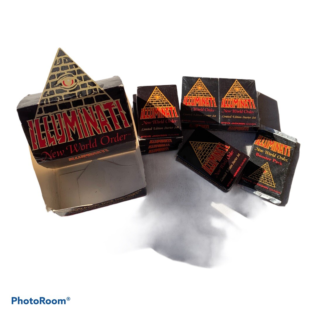 その他 Illuminati New World Order Booster Pack Illuminati Card Game INWO 1995 1 Booster Pack NEW WORLD