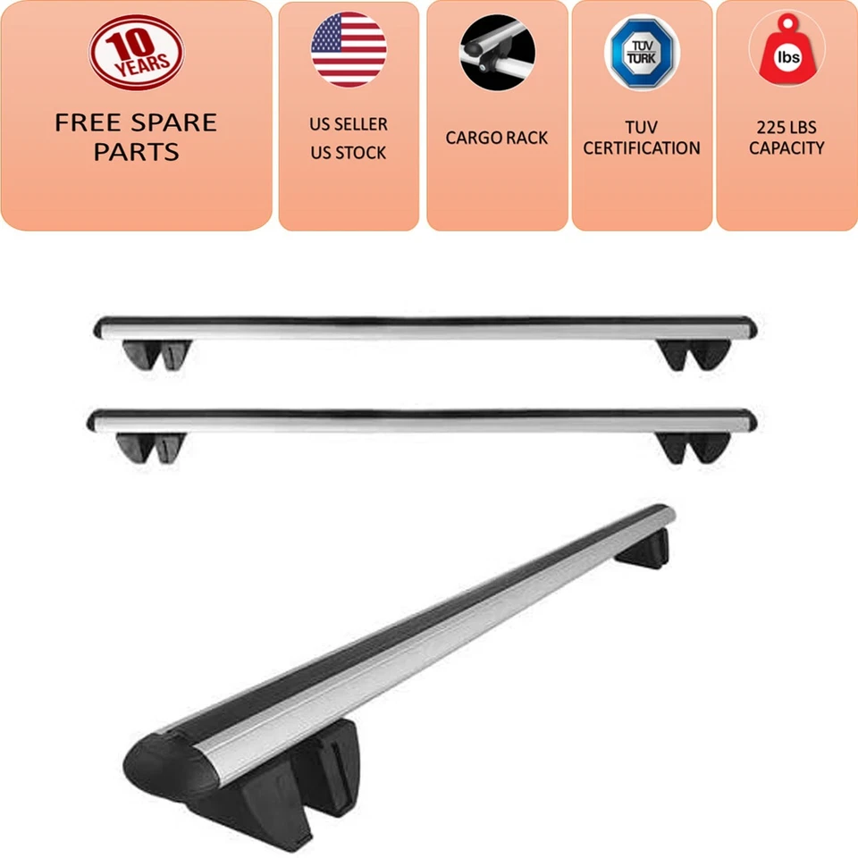 for BMW 5 Series  Wagon Metal Clamp Roof Racks Cross Bars Carrier Racks Roof Bar Foto 4 de 4