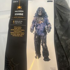 ZOMBIE Large Child Halloween Costume New Missing Top