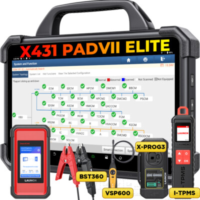 2025 LAUNCH X431 PAD VII PAD 7 X-PROG3 Profi ECU Programmier BST360 VSP600 TSGUN