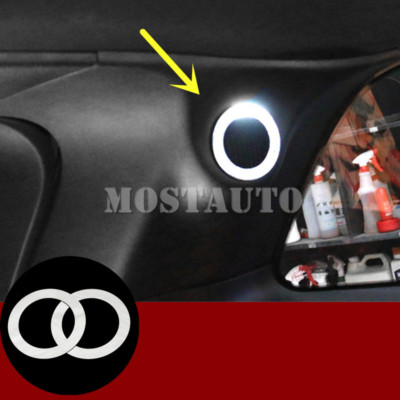 Interior Rear Trunk Speaker Cover Trim 2pcs for Jeep Grand Cherokee 2011-2015