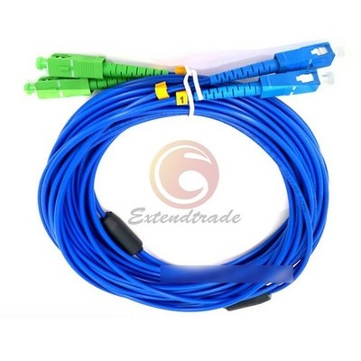 5M Duplex Fiber Optic Patch Cord Armored Cable SC/UPC-SC/APC Single-Mode 9/125 *